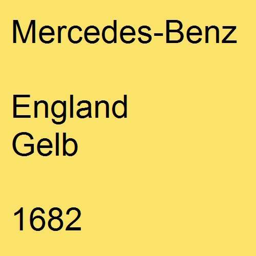 Mercedes-Benz, England Gelb, 1682.